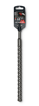 Бур по бетону SDS-plus METALLICA Ultra 18 х310/250 мм, Х-напайка, 4 спирали