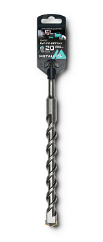 Бур по бетону SDS-plus METALLICA Optima 20 х260/200 мм, напайка с центром, 2 спирали