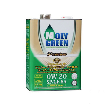 Масло моторное MOLYGREEN Premium 0W20 4л SP/GF-6А