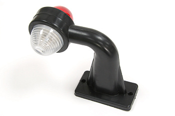 Указатель габаритный УК 206А с/диод 24V гнутый ОГ 36