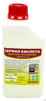 Кислота аккумуляторная 0,5л