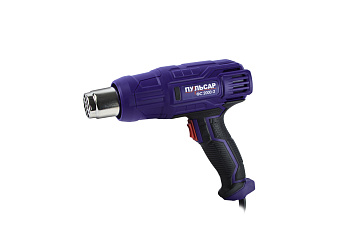 Строительный фен Пульсар ФС 2000-2 (2000Вт,350/600*С, 300/500л/мин 0,8 кг, коробка +4)