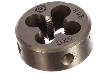 Плашка кон.дюйм. К1/8" 9ХС ТМ*