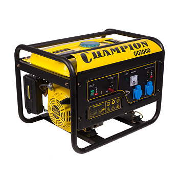 Электростанция CHAMPION GG 3000 (2,3/2,5кВт, 6,5лс, 15л, 39кг, 220/12V)