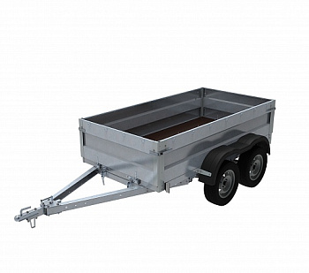 Прицеп двухосный Бизнес ЕВРО 121510 без тента и каркаса/колеса R13,4*98 Прицеп двухосный Бизнес ЕВРО 121510 без тента и каркаса/колеса R13,4*98