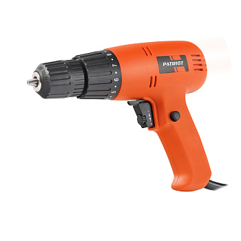 Дрель-шуруповерт сетевая PATRIOT FS 250, 1 скор., мощность 280 Вт, макс. крутящий момент 19 Нм