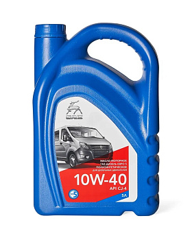 Масло моторное ГАЗ 10W40 дизель Евро-5 CJ-4/SL; E9 п/синтетика  5 л
