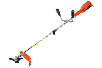 Электротриммер P.I.T PTR 2000-EL (2000Вт, ранцевый ремень,велос-д.рукоятка,разъемн штанга,нож+леска)