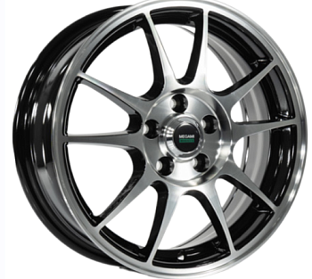 Диск Megami MGM-5 6x15/5x100 ET38 D57.1 BKF