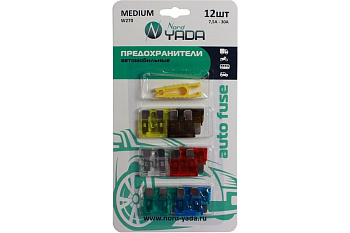 Предохранитель MEDIUM W270 к-т 12шт с пинцетом  Nord YADA