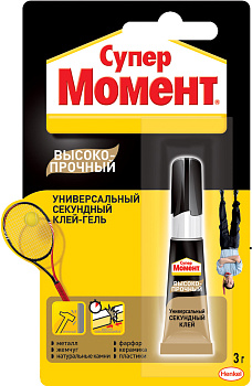 Клей Супер Момент высокопрочный 3гр