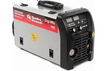 Аппарат полуавтомат.сварки, инвертор QUATTRO ELEMENTI Digi MIG 195
