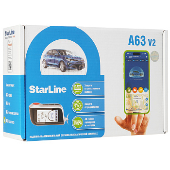 Сигнализация StarLine A63 V2 LTE ECO