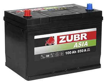 Аккумулятор ZUBR Premium ASIA 6ст-100 L+ (D31) (прям.)