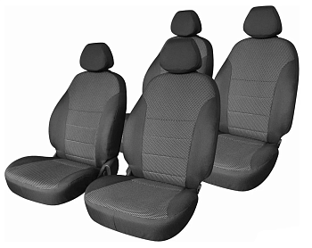 Чехлы на сиденья Honda Stepwgn, 2015-2021, 4 места, капитанские кресла, жаккард