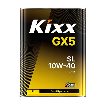 Масло моторное KIXX GX5 SL 10W40 4л