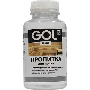 Пропитка для полка GOL sauna (0,3 л) Sn.312