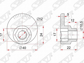 Шайба эксцентрика ST-48452-32030 CORONA, CAMRY, HARRIER