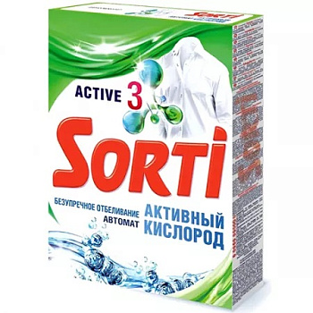 Порошок стиральный Sorti  аutomat "Активный Кислород"  350г.