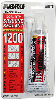 Герметик силиконовый универсальный 1200 ABRO (прозрачный) 85гр