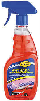 Размораживатель стекол и замков Astrohim антилед, спрей, 500мл