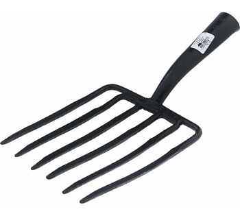 Вилы 6-х рогие, копальные, 195х220мм, кованые, без черенка, АРТИ// Россия