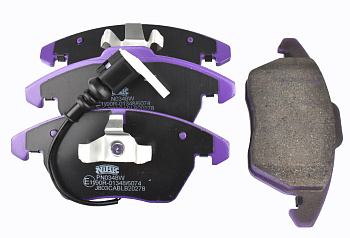 Колодки тормозные дисковые PN0348W