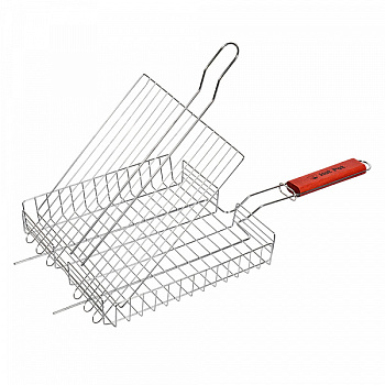 Решетка-гриль универсальная глубокая, 50(+5)х25х25х4см /8 HOT POT ROYAL GRILL Решетка-гриль универсальная глубокая, 50(+5)х25х25х4см /8 HOT POT ROYAL GRILL