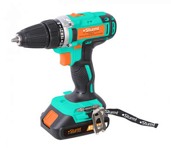 Дрель акк. STURM CD3618 18В, 1BatterySystem, 2 акк., 2,0Ач, кейс