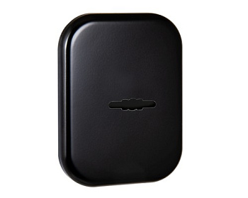 Накладка на сувальдный замок ESC.S.XL/K.486 BL (SC 486-S SQ XL) со шторкой черный (1шт.) (40893) (FU
