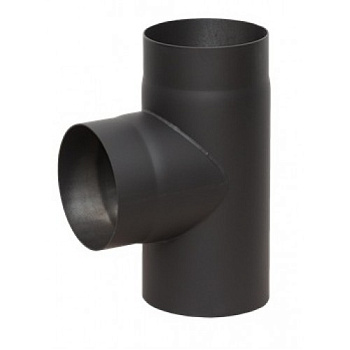 Тройник 120, черный металл