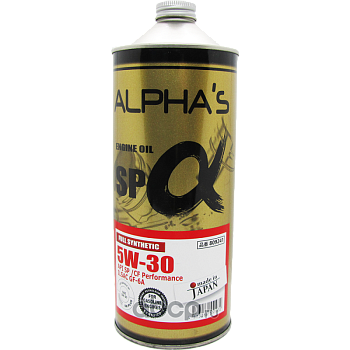 Масло моторное SP-ALPHA 5W30 SP/CF 1л