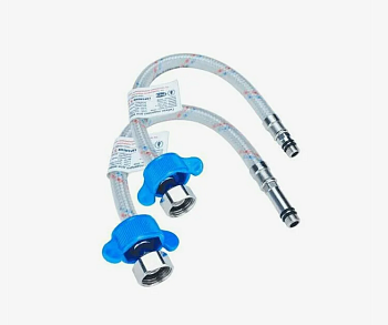 Подводка гибкаяПодводка гибкая  ЦС НЕЙЛОН для смесителей (штуцер 31/17 мм) 1/2"хМ10 L-100 см