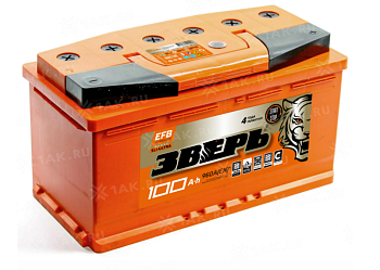 АКБ ЗВЕРЬ 6CT-100-3-R  ZVEFB