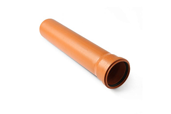 Труба TERRA ПП наружная 160/1000 SN4 4,9мм рыжая
