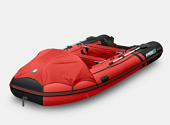 Лодка надувная GLADIATOR E450PRO красно-черный Лодка надувная GLADIATOR E450PRO красно-черный