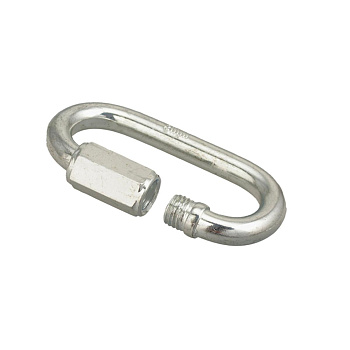 Карабин винт. 3мм (белый цинк 1шт)