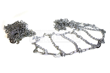 Цепи противоскольжения 240х508 ГАЗ-53 (8.25 R-20) двускатные г.Н.Новгород спаренная, к-т