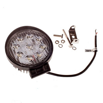 Фара противотуманная KS-WR009S-BG "OFF - Road", 9 диодов, 27W,направл.свет,115*55*130мм,12/24V шт