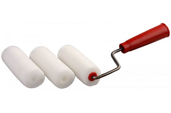 Валик МИНИ 40х65мм поролон в наборе с 3-мя запас. шубками (42х65), СИБРТЕХ