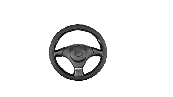 Оплетка кожаная с перфорацией 2XL (45-47 см) SKYWAY Base Gorilla-3 Черная								