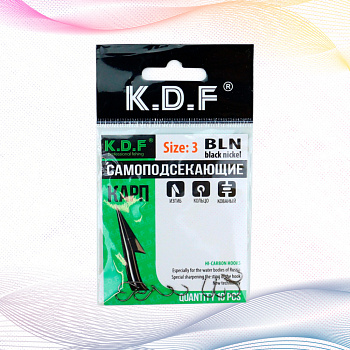 Крючки самоподсекающие KDF Карп №3