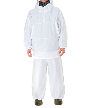 Костюм зимний маскировочный Метель цвет Белый ткань Бязь (Размер 50-56, Рост 176-182) Костюм зимний маскировочный Метель цвет Белый ткань Бязь (Размер 50-56, Рост 176-182)