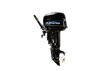 Мотор лодочный Gladiator G30FHS ручной старт