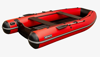 Лодка ПВХ "Хатанга Jet-360" НДНД (красно-черная)