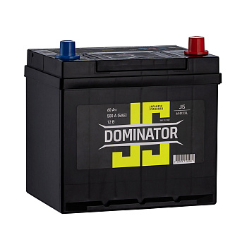 Аккумулятор DOMINATOR JIS 6СТ-60 (0)R D23 Азия
