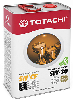 Масло моторное TOTACHI NIRO LV Synthetic SN 5W30 4л Масло моторное TOTACHI NIRO LV Synthetic SN 5W30 4л