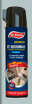 Аэрозоль УНИВЕРСАЛЬНЫЙ Dr.Klaus (от тараканов, муравьев, мух, ос и др. насекомых), баллон 600 мл