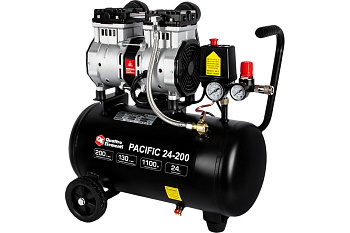 Компрессор поршневой безмасляный QUATTRO ELEMENTI PACIFIC 24-200 (200л/мин,24л,1.2л/с, 8бар, 22.5кг) Компрессор поршневой безмасляный QUATTRO ELEMENTI PACIFIC 24-200 (200л/мин,24л,1.2л/с, 8бар, 22.5кг)