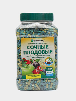 Удобрение Банка Сочные Плодовые  БИОМАСТЕР 1,2 кг